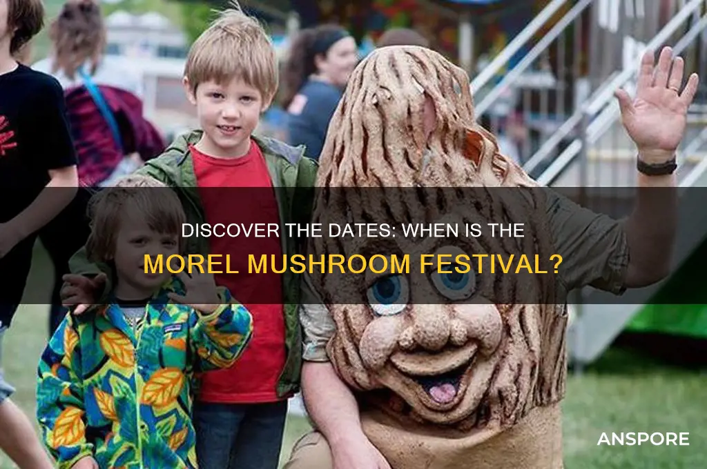 when is the morel mushroom festival