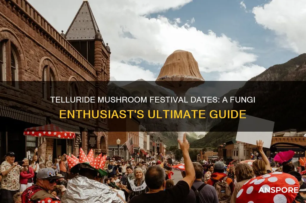 when is the telluride mushroom festival