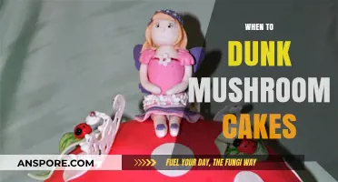 Dunking Mushroom Cakes: The Perfect Timing