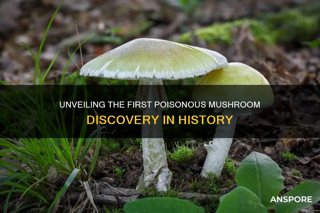 when was the first poisonous mushroom discovered