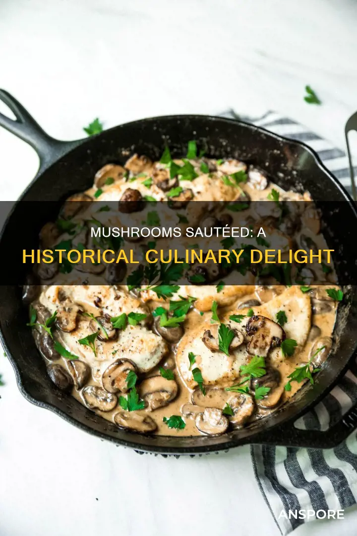 when were sauted mushrooms invented