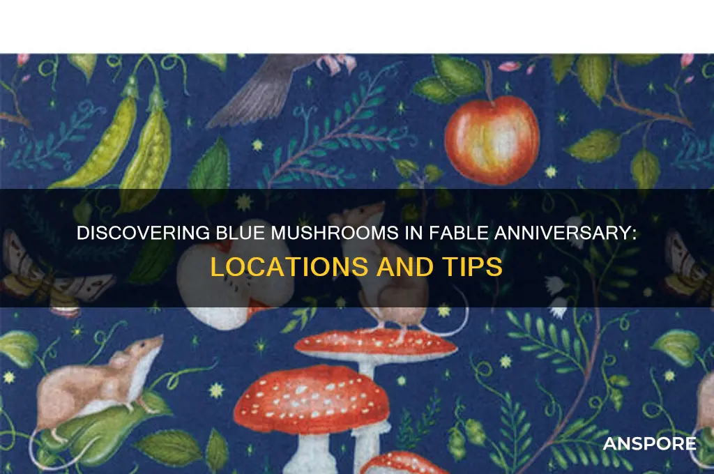 where can i find blue mushrooms in fable anniversary