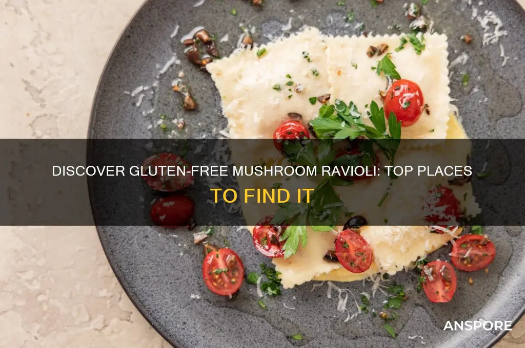 where can i find mushroom ravioli gluten free