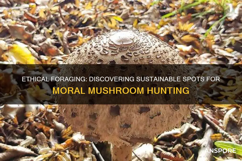 where can i hunt for moral mushrooms