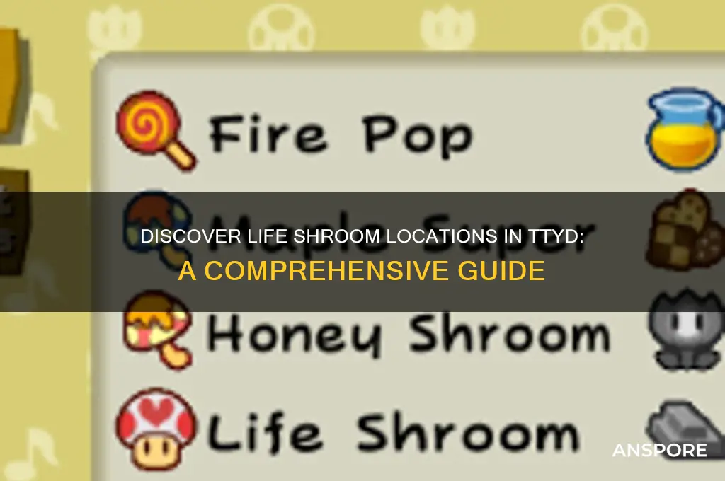 where can you buy life mushroom in ttyd