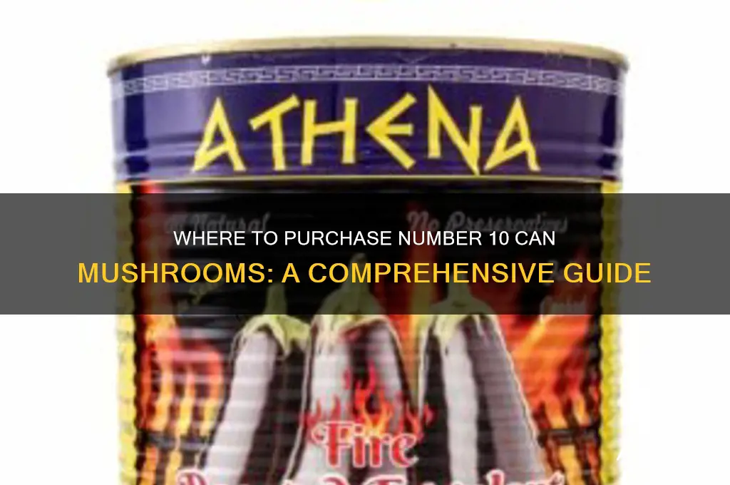 where can you buy number 10 can mushrooms
