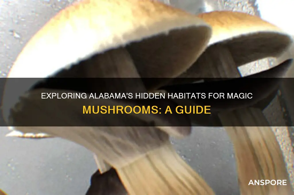 where do magic mushrooms grow in alabama