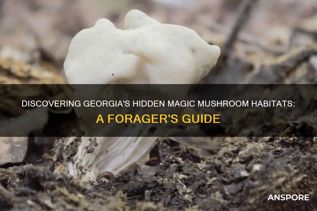 where do magic mushrooms grow in georgia