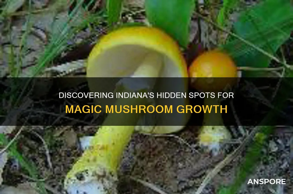 where do magic mushrooms grow in indiana
