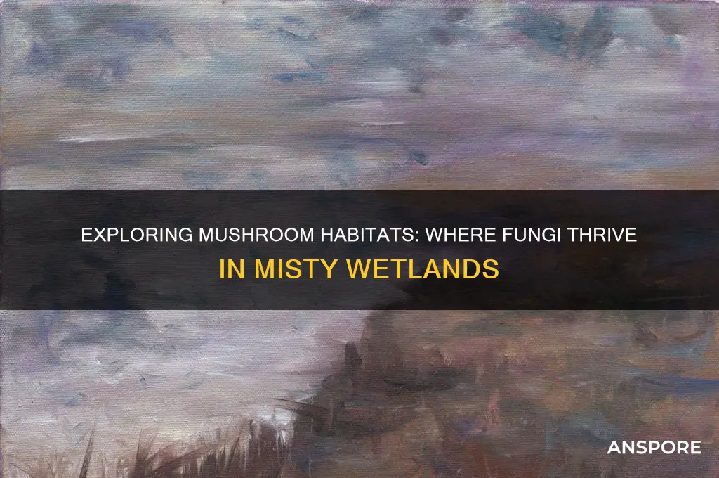 where do mushrooms grow in misty wetlands