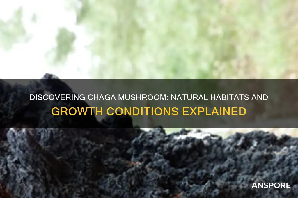 where does chaga mushroom grow