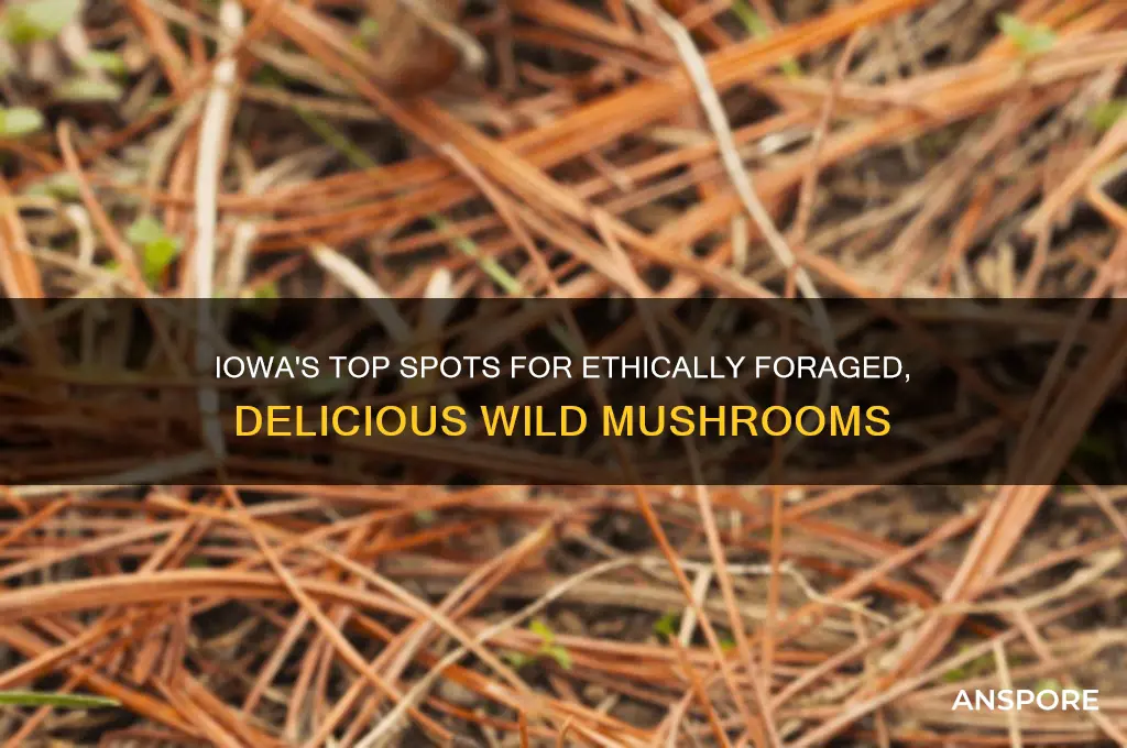 where in iowa are they finding the most moral mushrooms