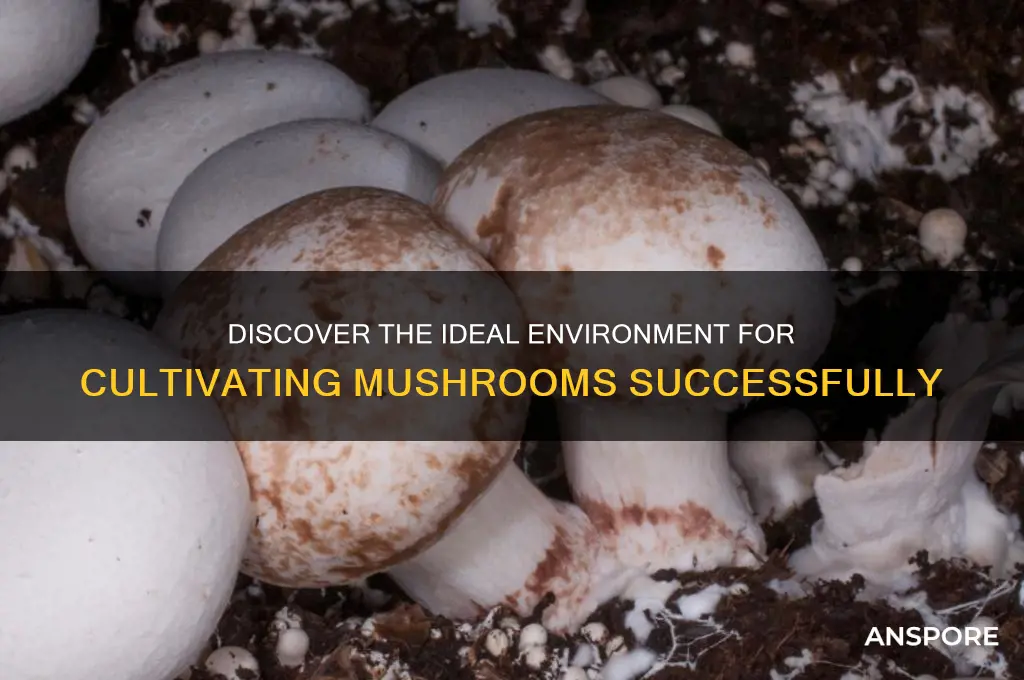 where is the best place to grow mushrooms