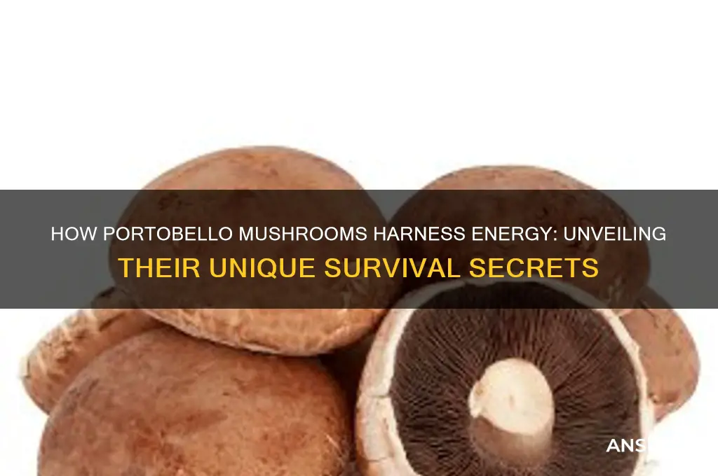 where portobello mushrooms get energy