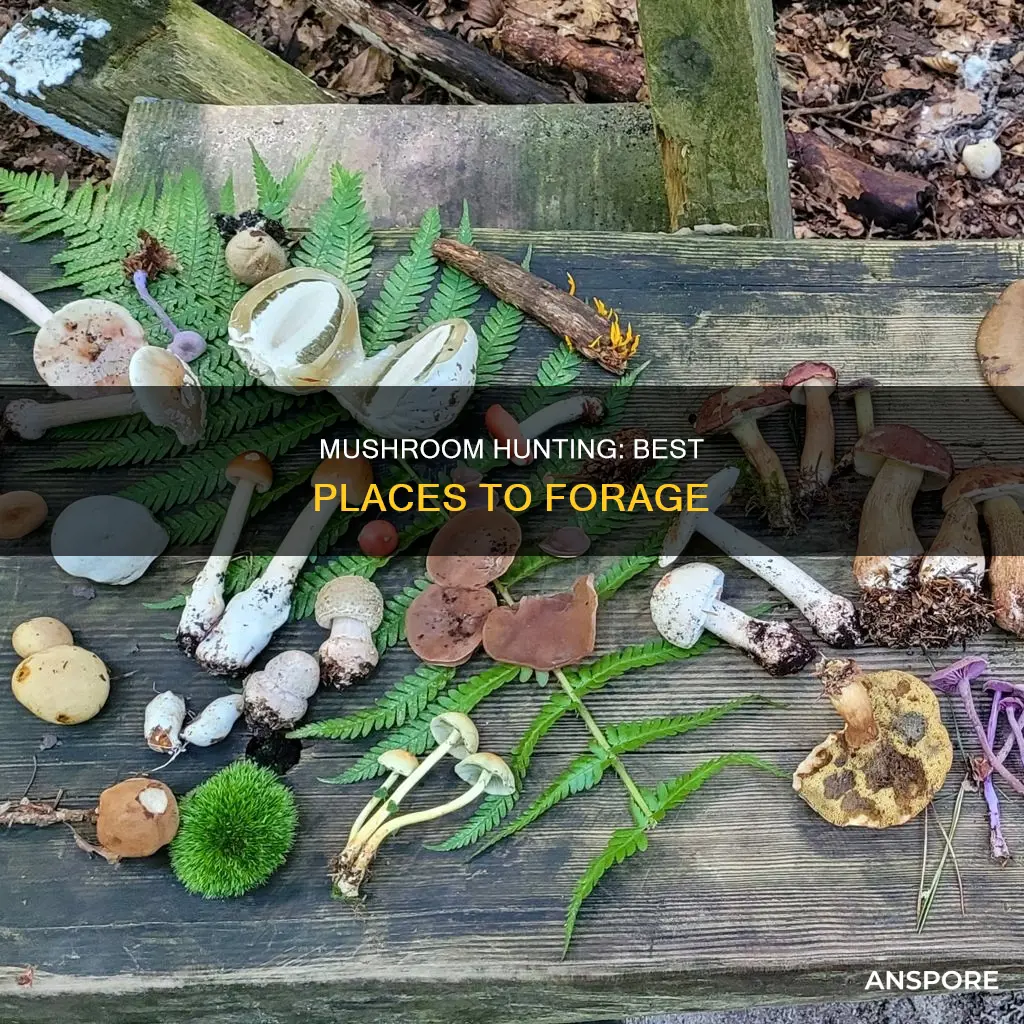 where should look for mushrooms
