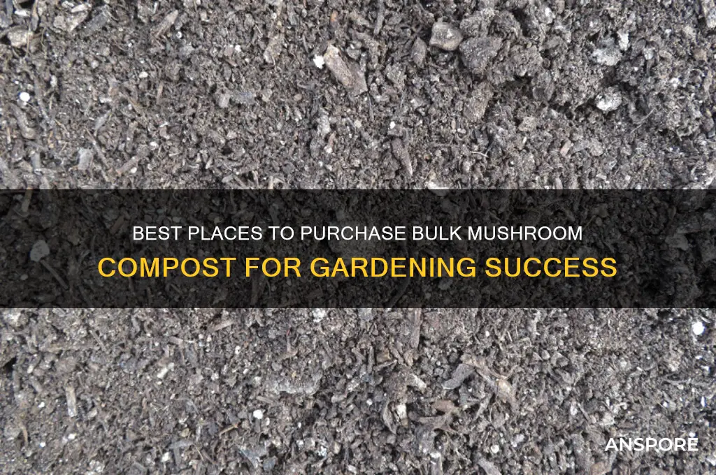 where to buy bulk mushroom compost