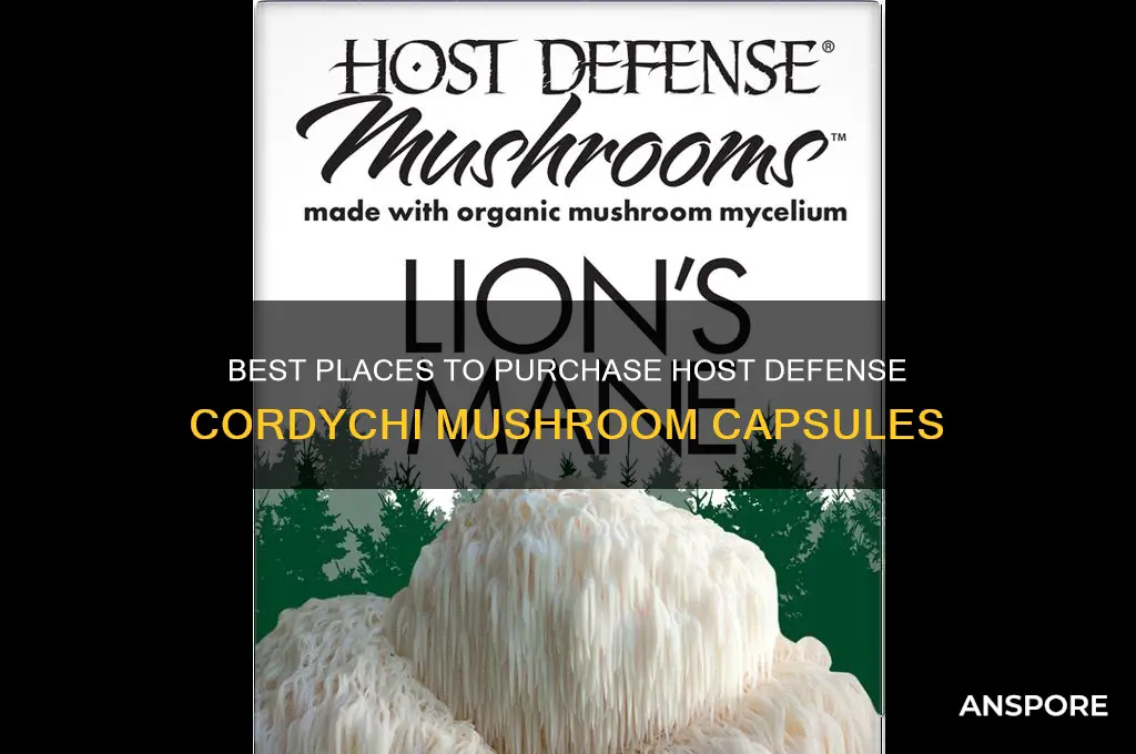 where to buy host defence cordychi capsules mushroom