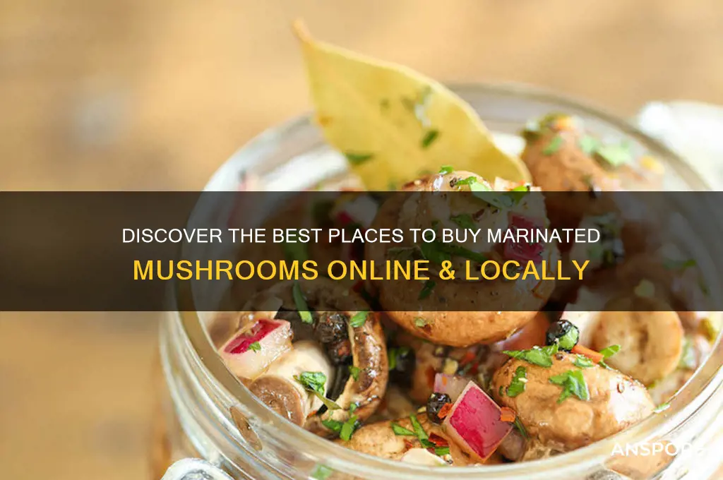 where to buy marinated mushrooms