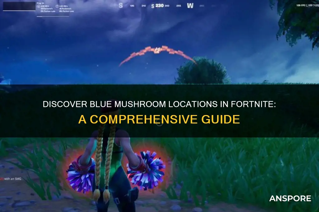 where to find blue mushrooms fortnite