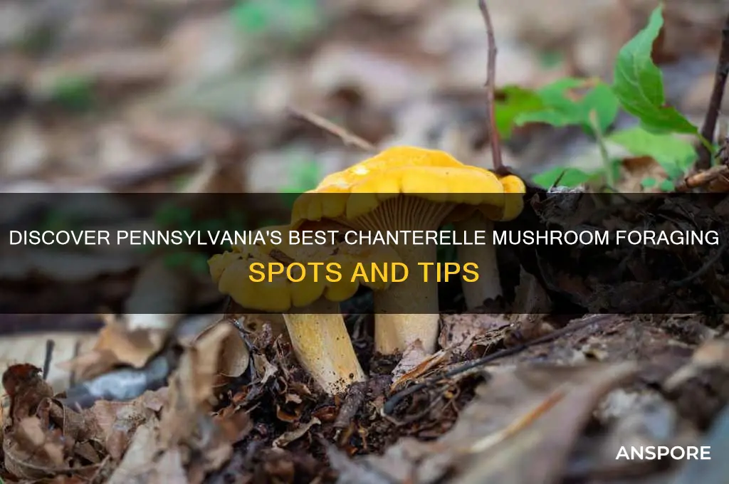 where to find chanterelle mushrooms in pennsylvania