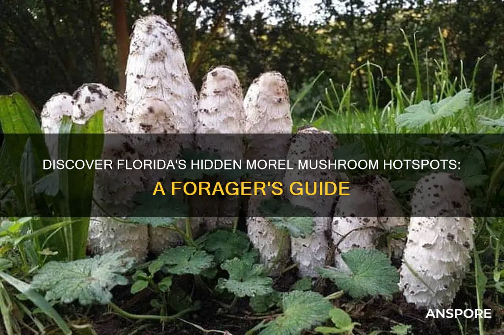 where to find morel mushrooms in florida