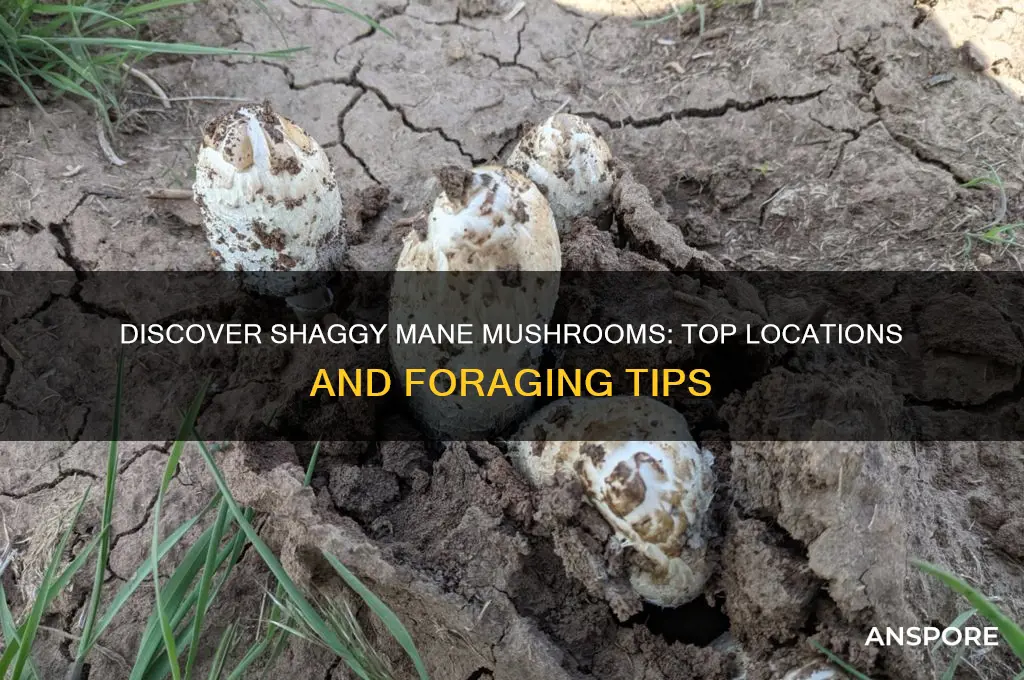 where to find shaggy mane mushrooms