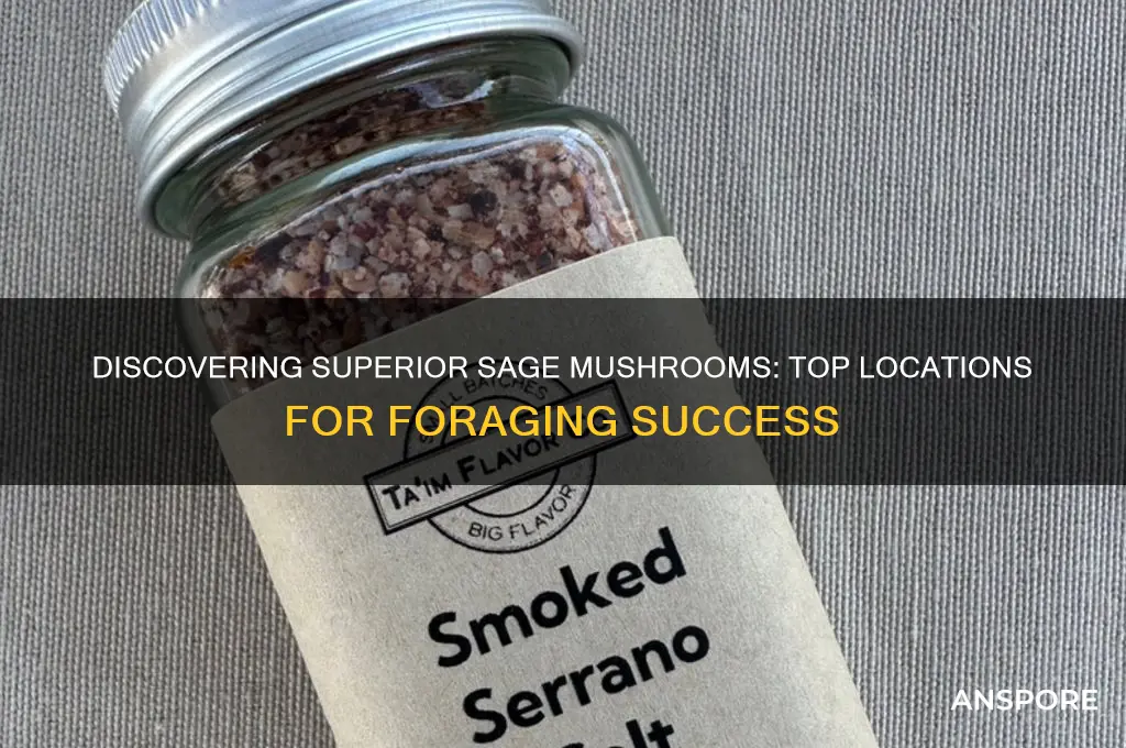 where to find superior sage mushroom