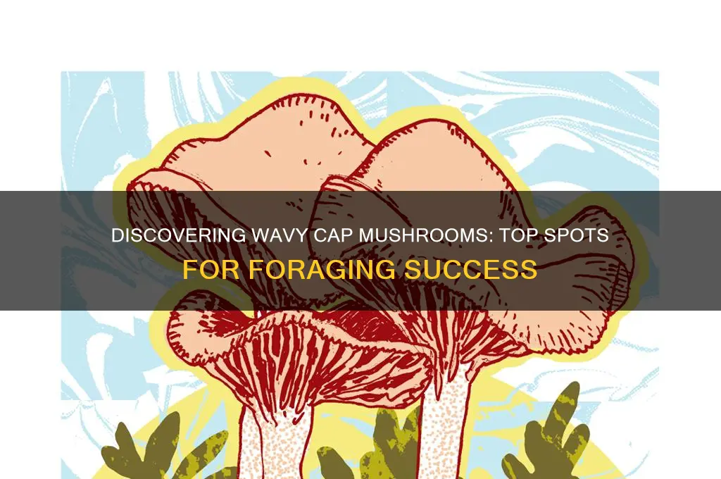 where to find wavy cap mushrooms