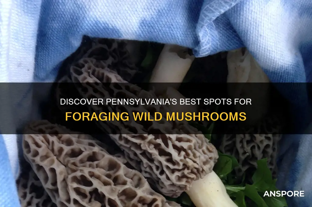 where to find wild mushrooms in pa