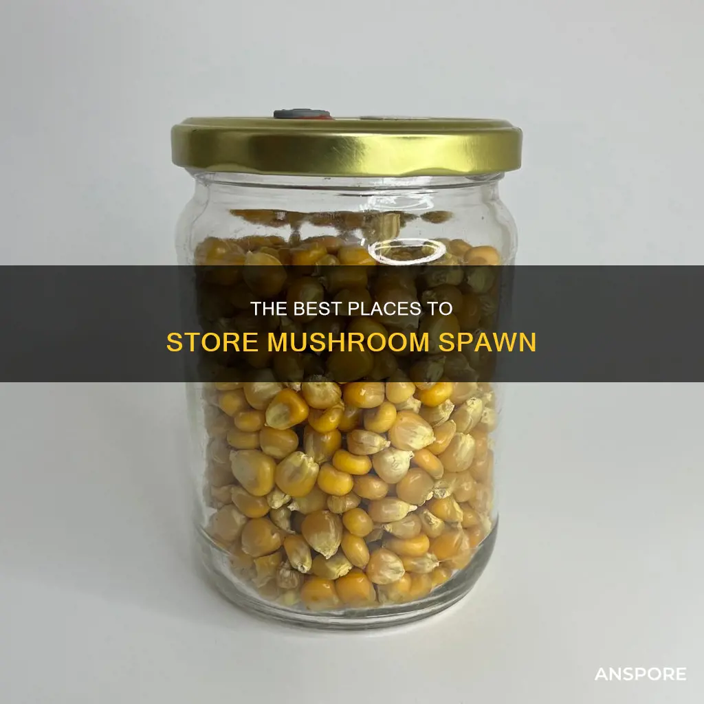 where to keep mushroom spawn