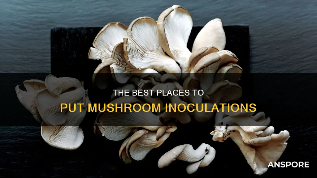 where to put mushroom inoculations
