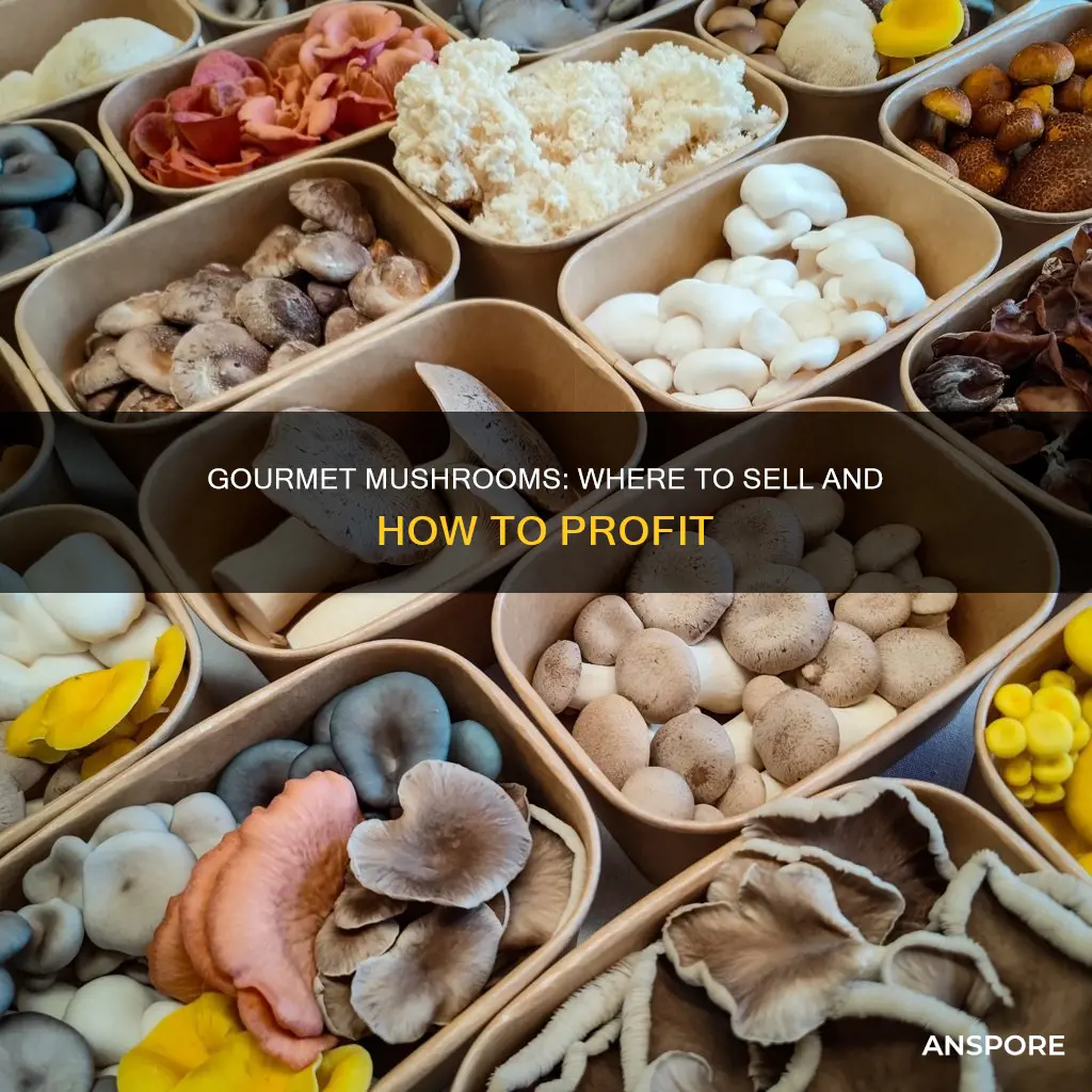 where to sell gourmet mushrooms