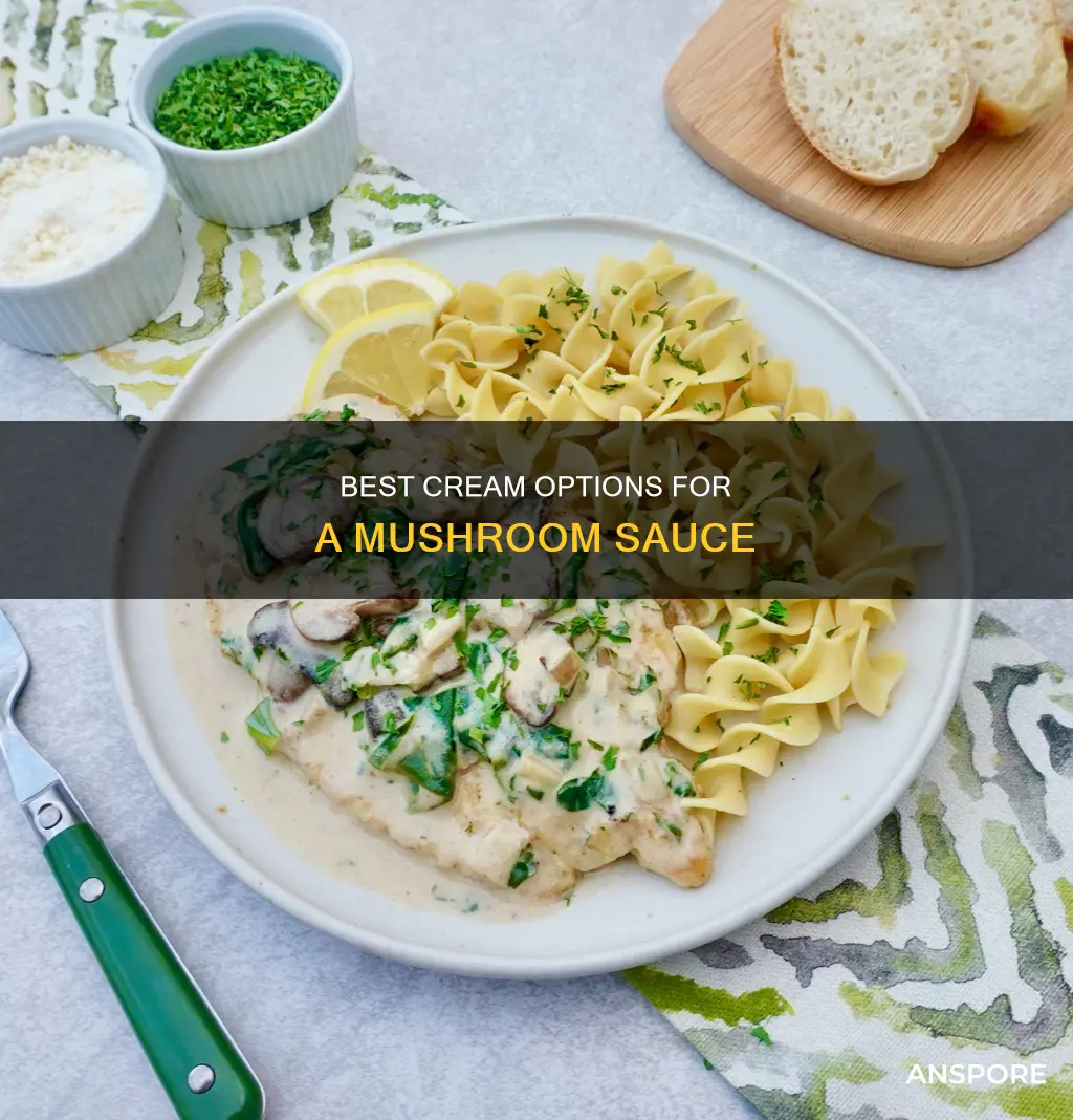 which cream for mushroom sauce