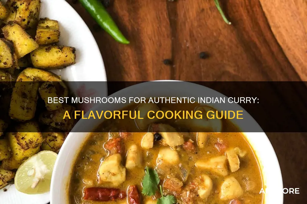 which mushroom is good to cook indian curry