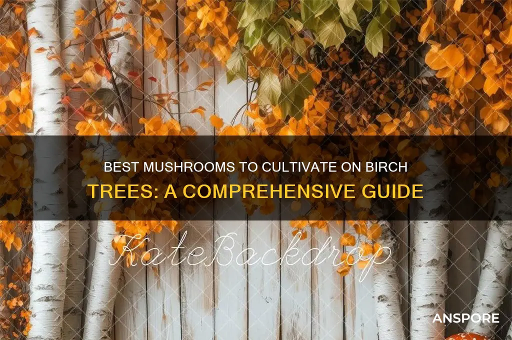 which mushrooms good grow on birch trees