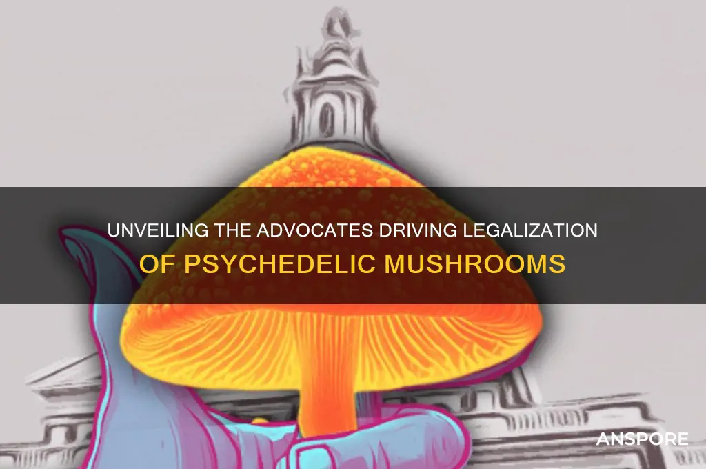 who is behind making mushroom hallucinagens legal