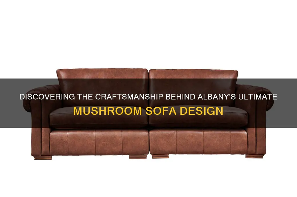 who makes albany ultimate mushroom sofa with nailhead trim