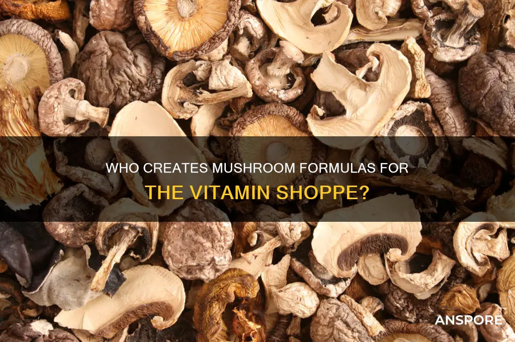 who makes mushroom formulas for the vitamin shoppe