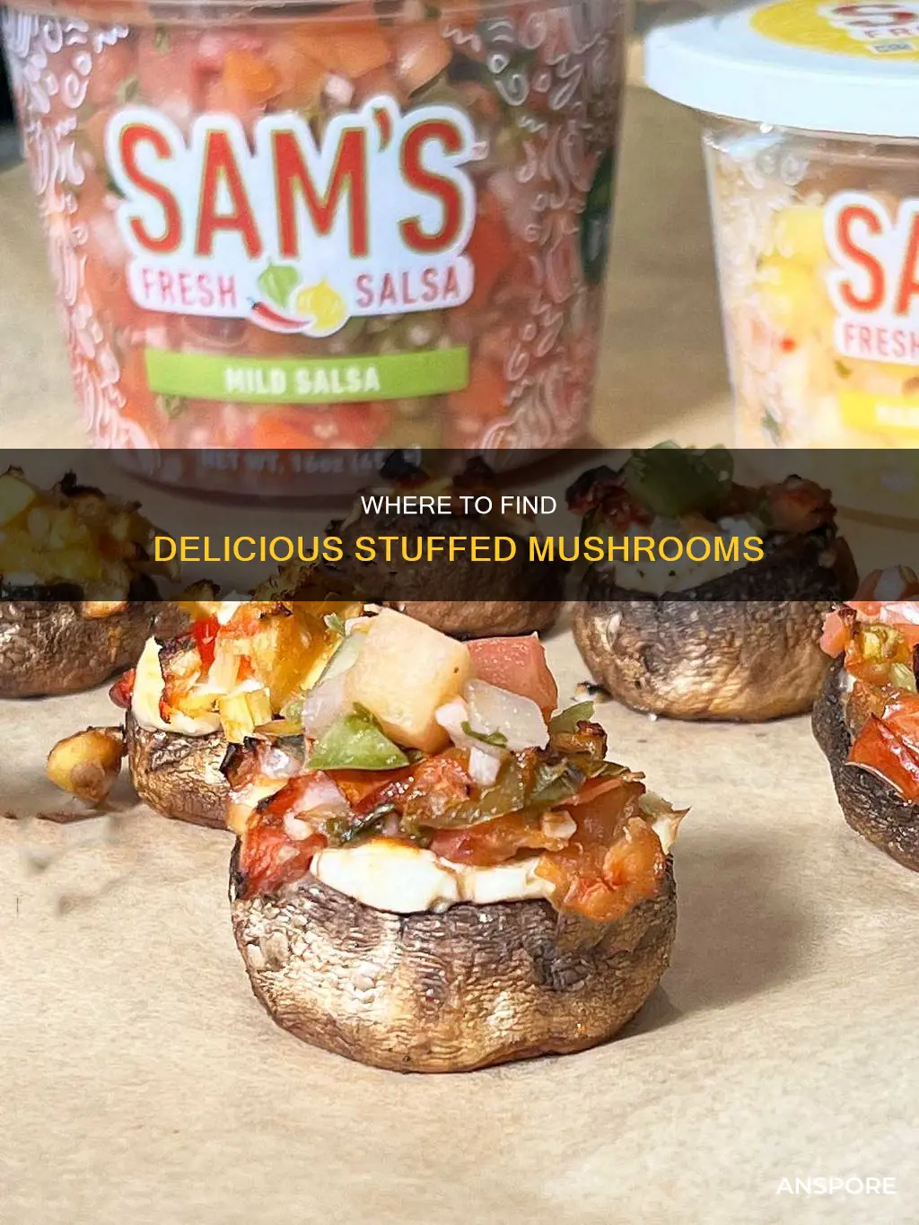 who serves stuffed mushrooms