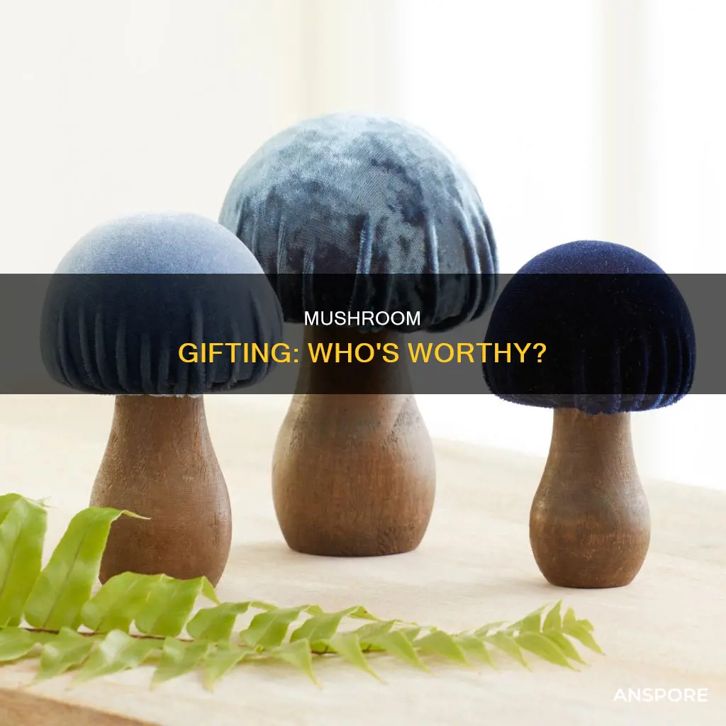 who to give mushrooms to