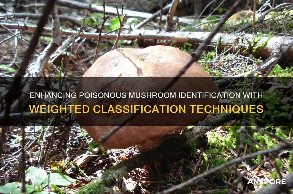 why adding weights for the poisonous mushroom