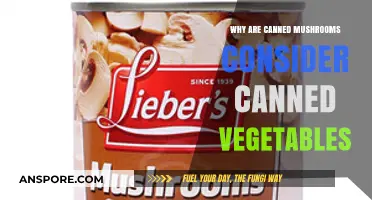Canned Mushrooms: Why They're Classified as Vegetables in Cans