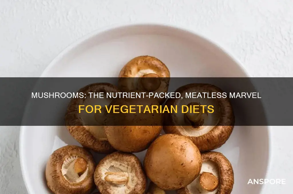 why are mushrooms good for vegetarians
