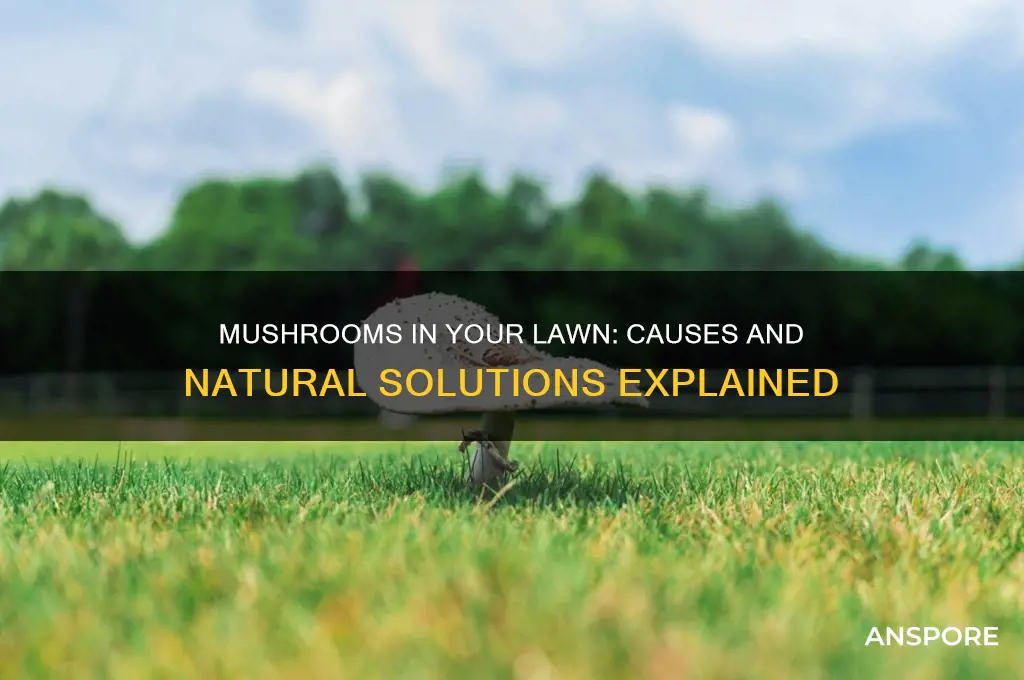 why are mushrooms growing in grass