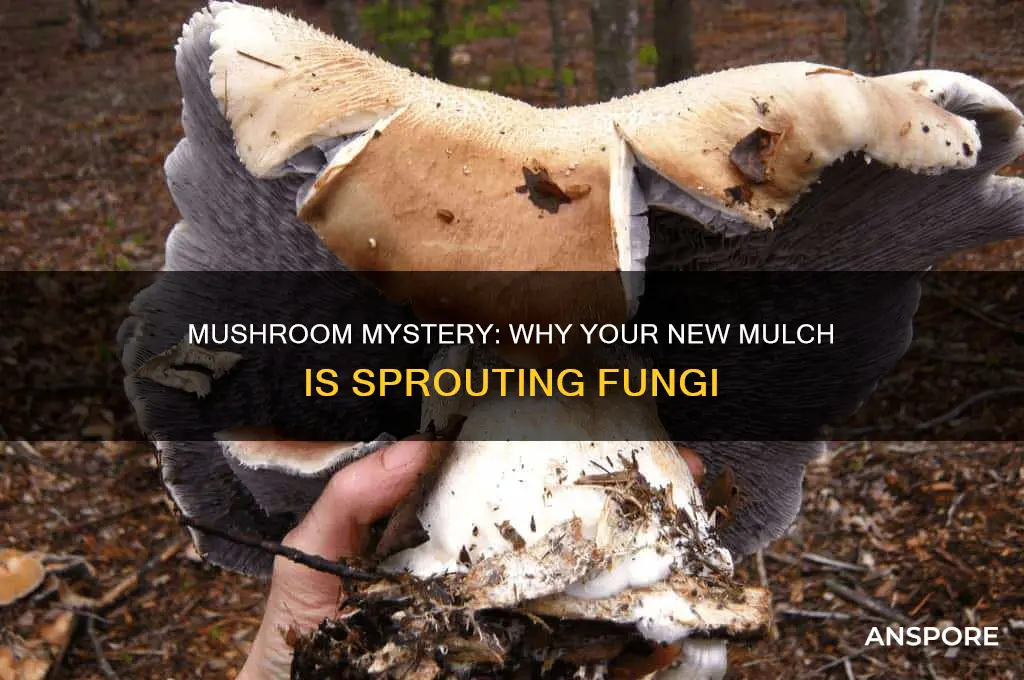 why are mushrooms growing in my new mulch