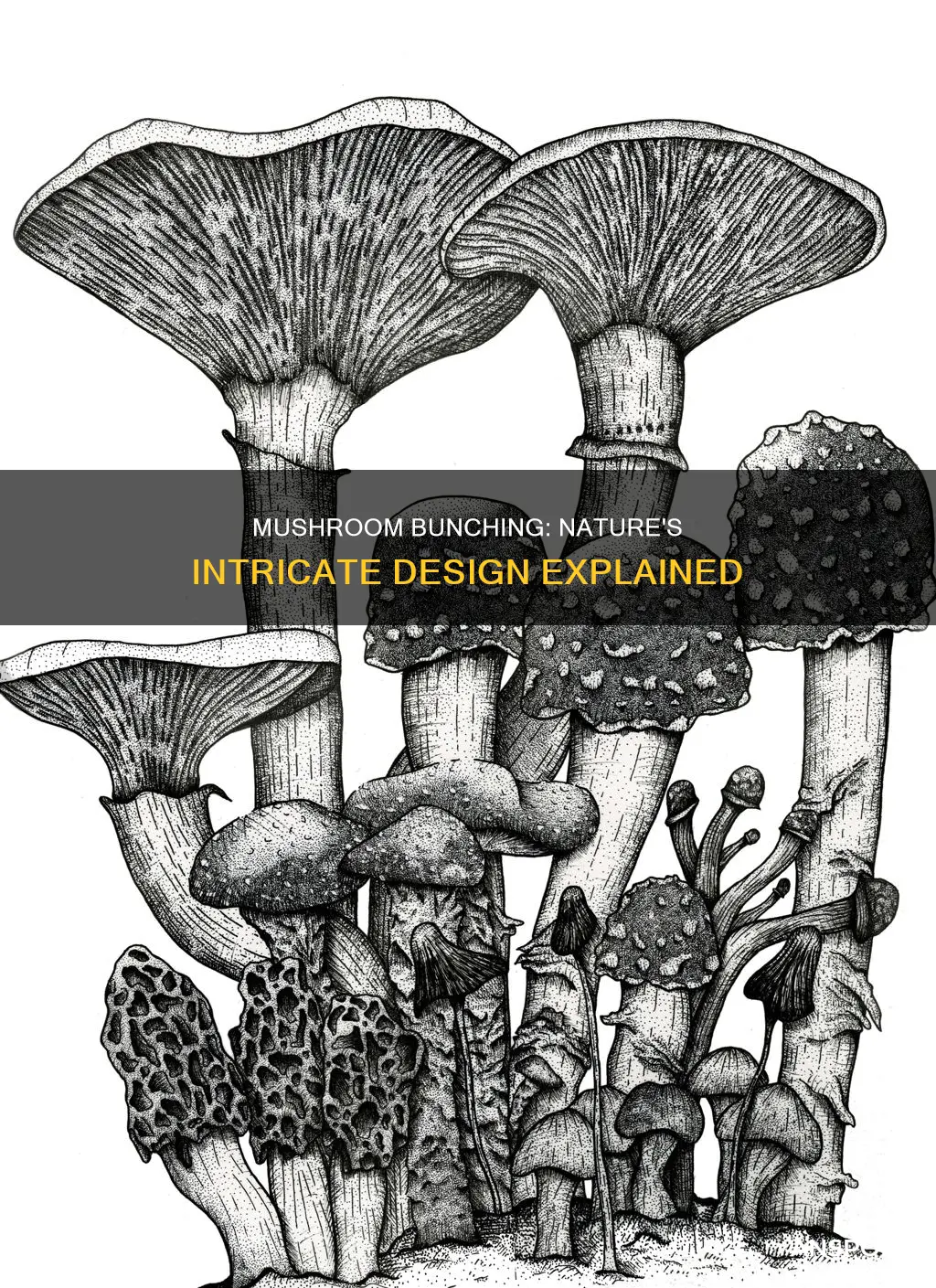 why are mushrooms in bunches