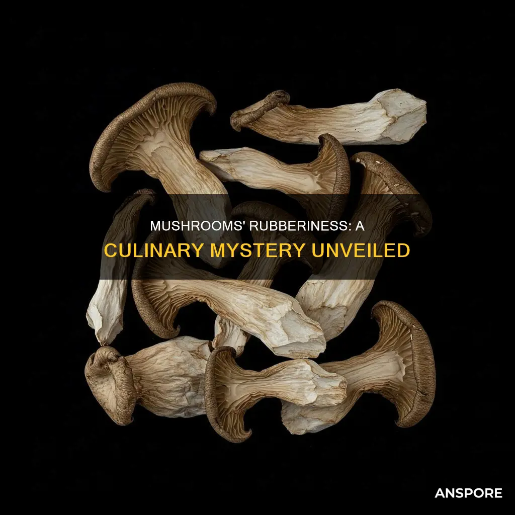 why are mushrooms rubbery