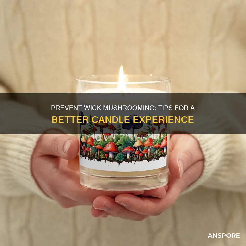 why are my wick mushrooming