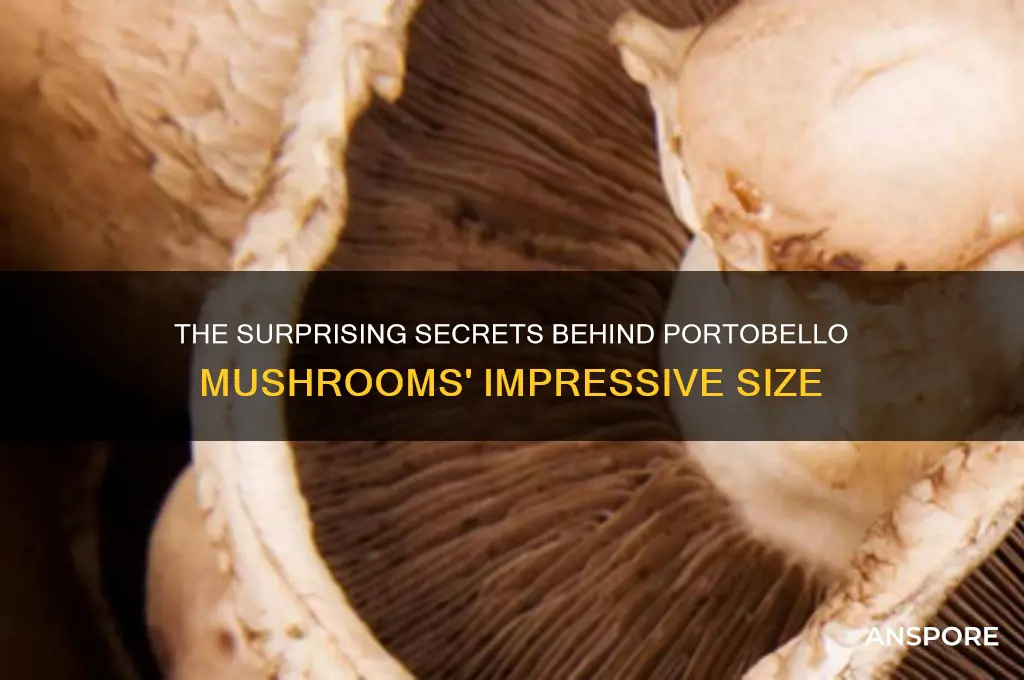 why are portobello mushrooms so big