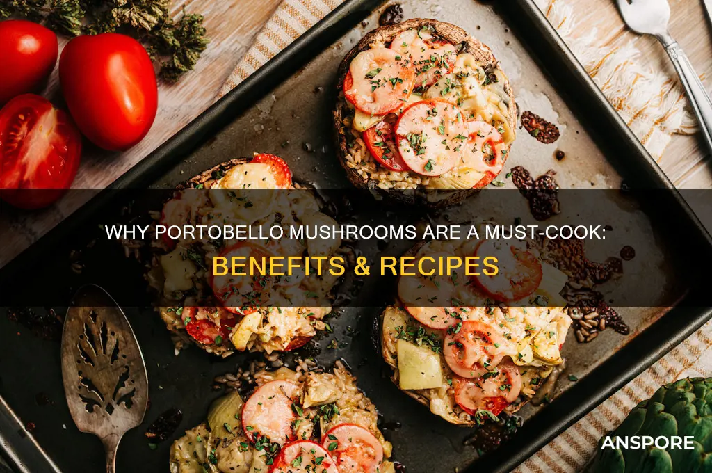 why cook portobello mushrooms